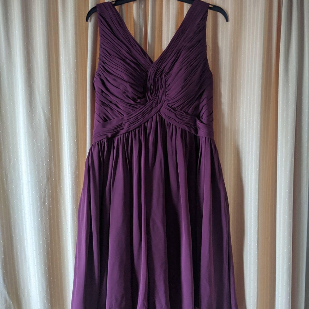 Azazi burgundy dress